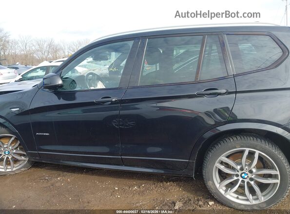 5UXWX7C33H0W39827 2017 BMW X3 Black Vista interior de 360 grados