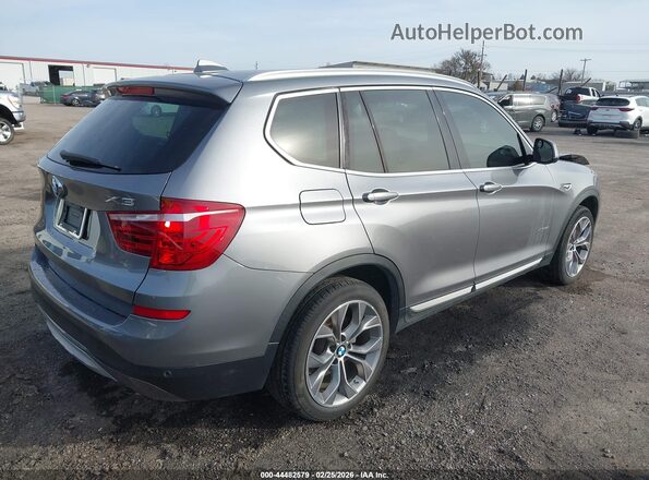 5UXWX9C33H0W71155 2017 BMW X3 Silver უკანა მარჯვენა
