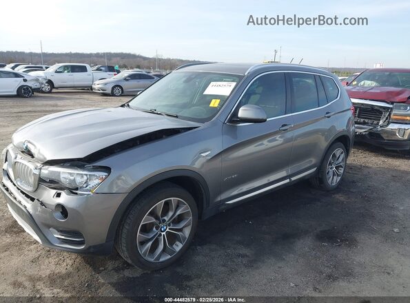 5UXWX9C33H0W71155 2017 BMW X3 Silver წინა მარცხენა ხედი სამი მეოთხედიდან