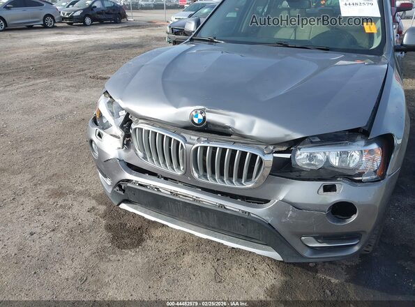 5UXWX9C33H0W71155 2017 BMW X3 Silver წინა ხედი