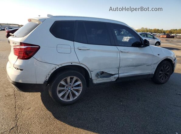 5UXWX9C34H0W67910 2017 BMW X3 White უკანა მარჯვენა