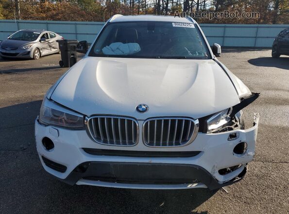 5UXWX9C34H0W67910 2017 BMW X3 White წინა ხედი