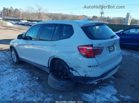 5UXWX9C52G0D81959 2016 BMW X3 Белый Задняя левая четверть