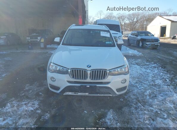5UXWX9C52G0D81959 2016 BMW X3 Белый Вид щитка приборов