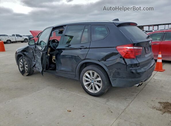 5UXWX9C52H0T11053 2017 BMW X3 Черный Задняя левая четверть