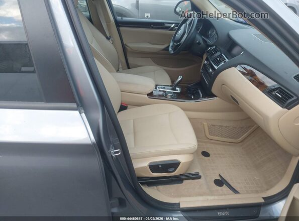 5UXWX9C56G0D65036 2016 BMW X3 Gray წინა სალონის ხედი
