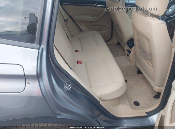 5UXWX9C56G0D65036 2016 BMW X3 Gray VIN კოდის სტიკერის ხედი
