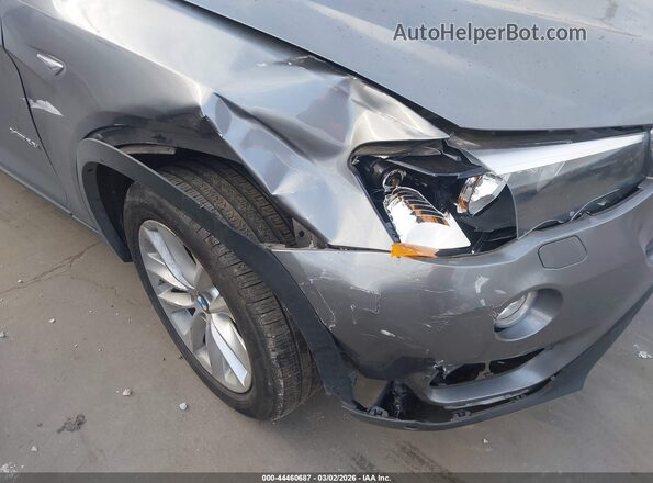 5UXWX9C56G0D65036 2016 BMW X3 Gray წინა ხედი