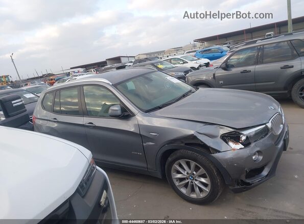 5UXWX9C56G0D65036 2016 BMW X3 Gray უკანა სალონის ხედი