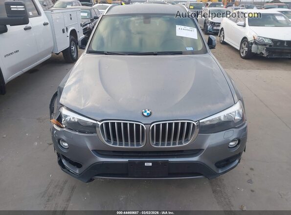 5UXWX9C56G0D65036 2016 BMW X3 Gray ხელსაწყოთა პანელის ხედი