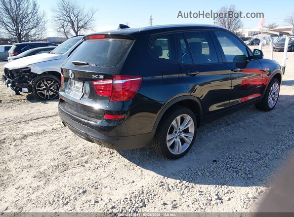 5UXWX9C59G0D88035 2016 BMW X3 Black Задня права чверть