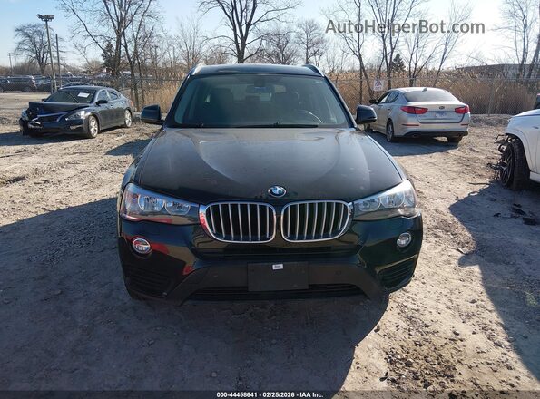 5UXWX9C59G0D88035 2016 BMW X3 Black Вид щитка приладів