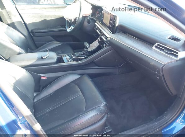 5XXG34J27MG003754 2021 KIA K5 Синий Вид салона спереди