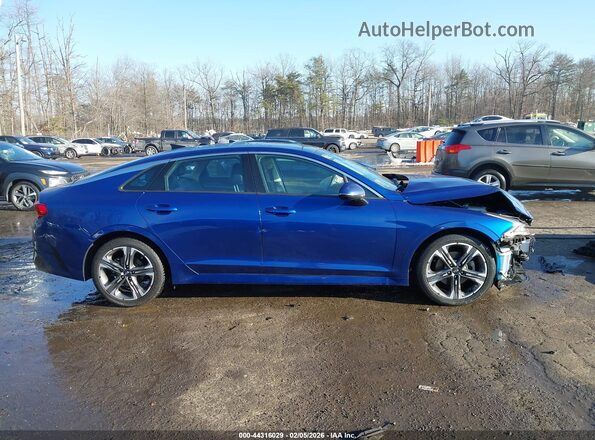 5XXG34J27MG003754 2021 KIA K5 Синий Панорамный вид салона 360°