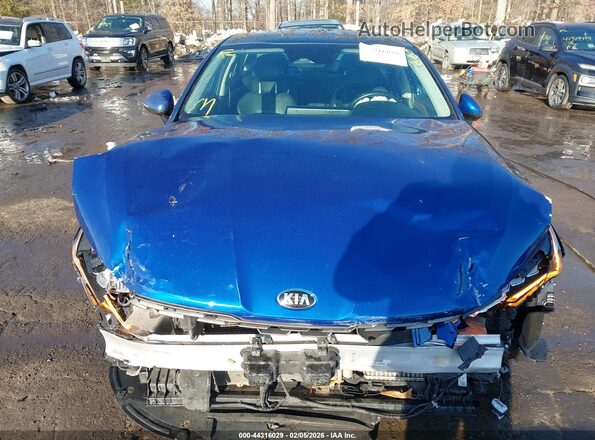 5XXG34J27MG003754 2021 KIA K5 Синий Вид задней части салона