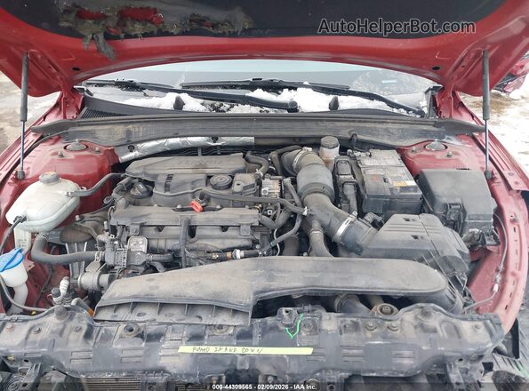 5XXG64J27MG007987 2021 KIA K5 Red უკანა ხედი