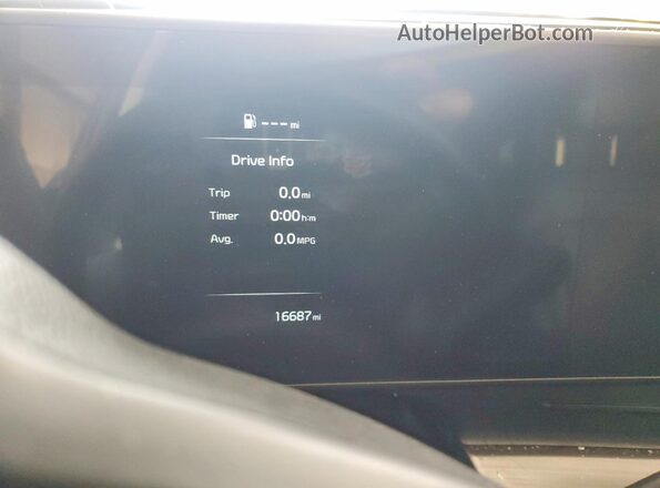 5XYK33DF9RG186211 2024 KIA SPORTAGE Blue Vista del cuadro de instrumentos