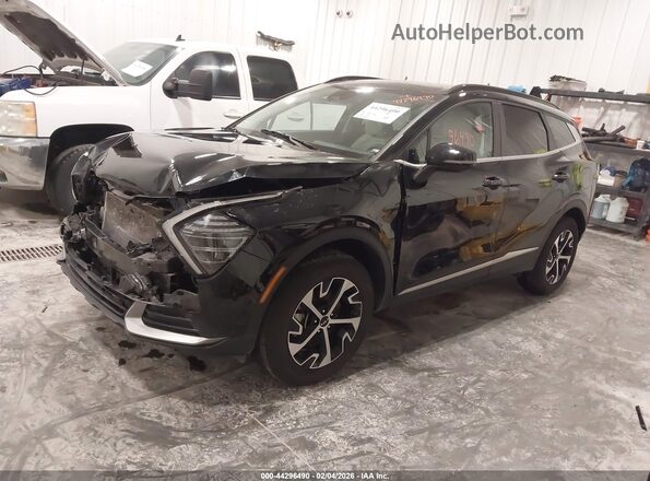 5XYK3CDF9SG295533 2025 KIA SPORTAGE Black Առջևի ձախ երեք քառորդ տեսարան