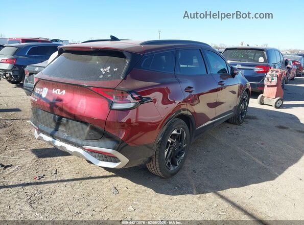 5XYK53DF3RG199837 2024 KIA SPORTAGE Red Задня права чверть