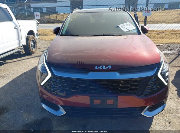 5XYK53DF3RG199837 2024 KIA SPORTAGE Red Вид щитка приладів