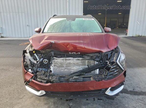 5XYK53DF4SG324463 2025 KIA SPORTAGE Burgundy Դիմացի տեսք