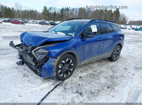 5XYK6CDF3RG156077 2024 KIA SPORTAGE Синий Передняя левая четверть