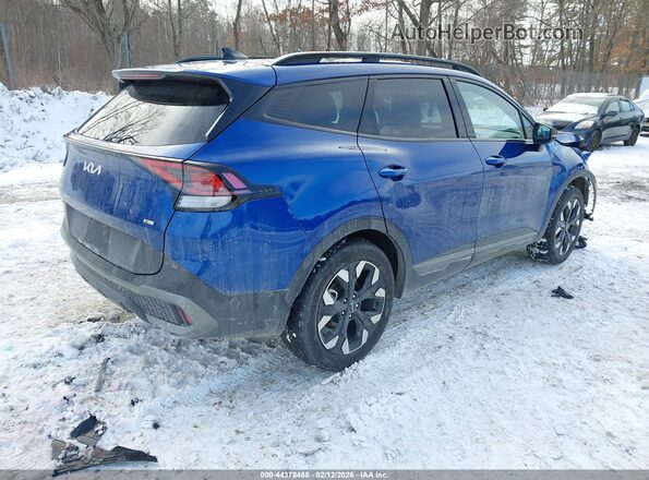 5XYK6CDF3RG156077 2024 KIA SPORTAGE Синий Задняя правая четверть