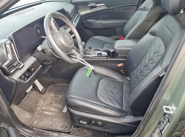 5XYK7CDF0SG234253 2025 KIA SPORTAGE Green Vista interior delantera