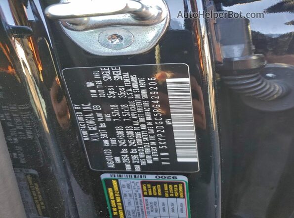 5XYP2DGC5RG429206 2024 KIA TELLURIDE Black Engine compartment view