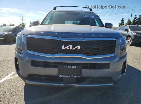 5XYP34HC1NG230921 2022 KIA TELLURIDE Gray Vista frontal
