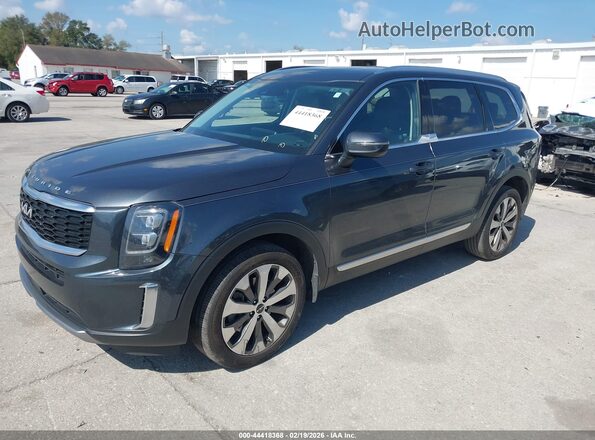 5XYP34HC2NG262244 2022 KIA TELLURIDE Dark Blue Przód lewy