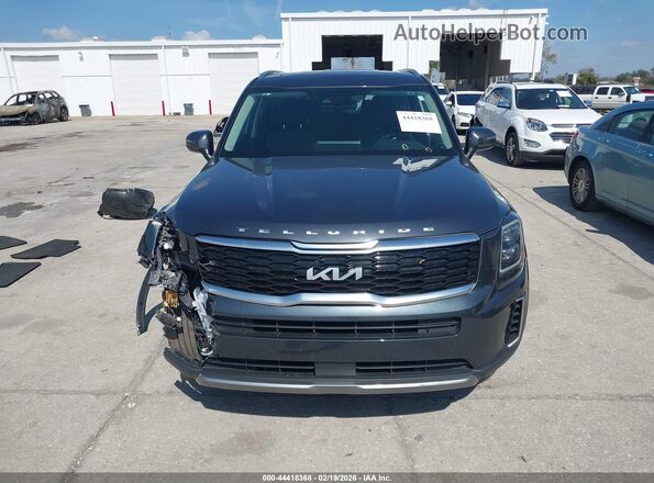 5XYP34HC2NG262244 2022 KIA TELLURIDE Dark Blue Widok wnętrza z tyłu