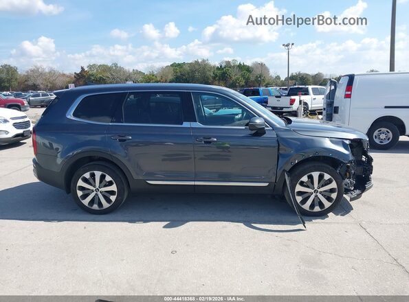 5XYP34HC2NG262244 2022 KIA TELLURIDE Dark Blue Widok wnętrza 360 stopni