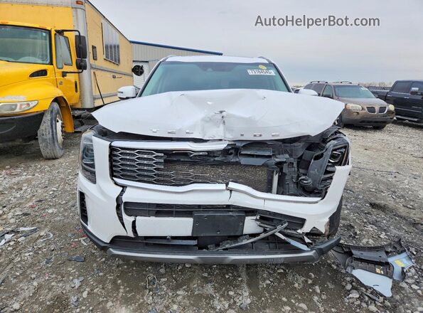 5XYP34HC4MG133565 2021 KIA TELLURIDE White Դիմացի տեսք