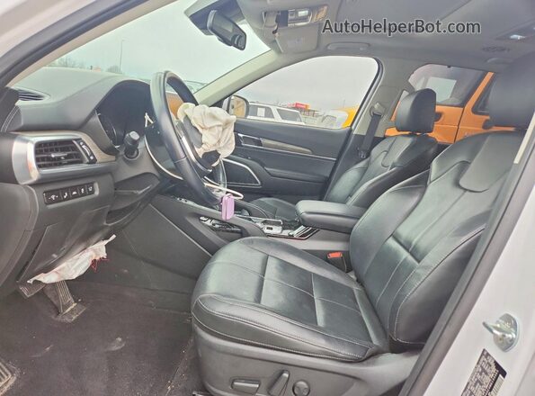 5XYP34HC4MG133565 2021 KIA TELLURIDE White Սալոնի դիմացի տեսք