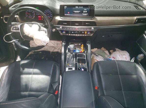 5XYP3DHC7MG142146 2021 KIA TELLURIDE Green Առջևի վահանակի տեսք