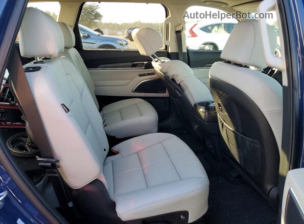 5XYP54GC4RG544502 2024 KIA TELLURIDE Blue Rear seats view