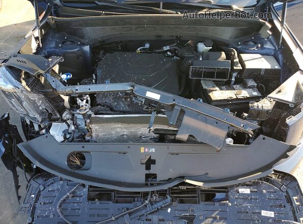 5XYP54GC4RG544502 2024 KIA TELLURIDE Blue Rear interior view