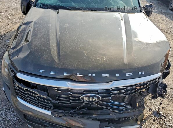 5XYP54HC7LG012084 2020 KIA TELLURIDE Green Engine compartment view