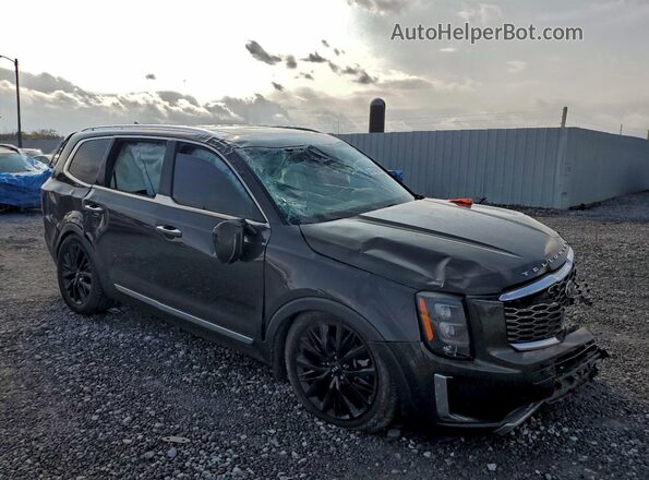 5XYP54HC7LG012084 2020 KIA TELLURIDE Green Front right