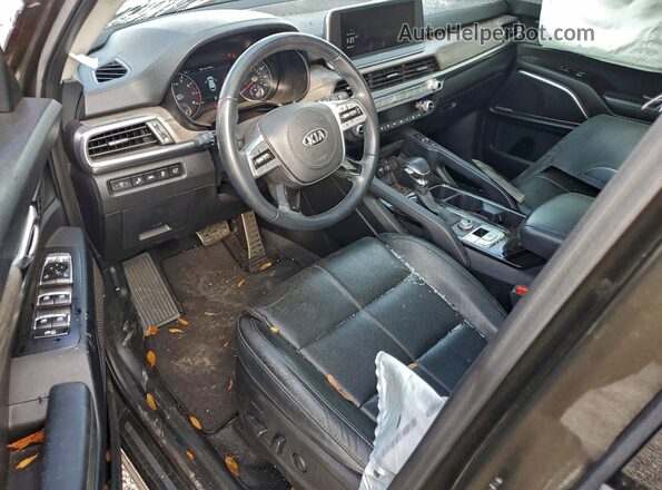 5XYP54HC7LG012084 2020 KIA TELLURIDE Green Dashboard view