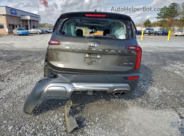 5XYP54HC7LG012084 2020 KIA TELLURIDE Green Rear view
