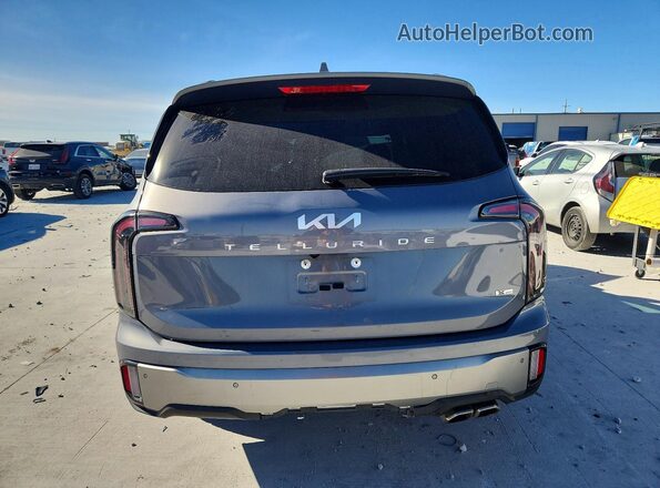 5XYP5DGC3PG363274 2023 KIA TELLURIDE Gray Вид ззаду