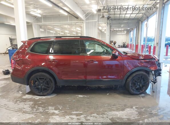 5XYP5DGC4RG448496 2024 KIA TELLURIDE Red Instrument cluster view