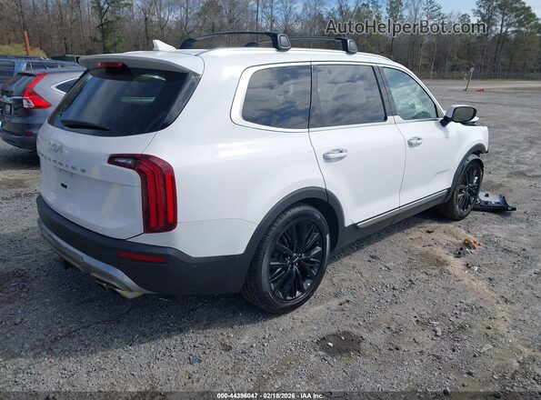 5XYP5DHC3NG262764 2022 KIA TELLURIDE White Задня права чверть