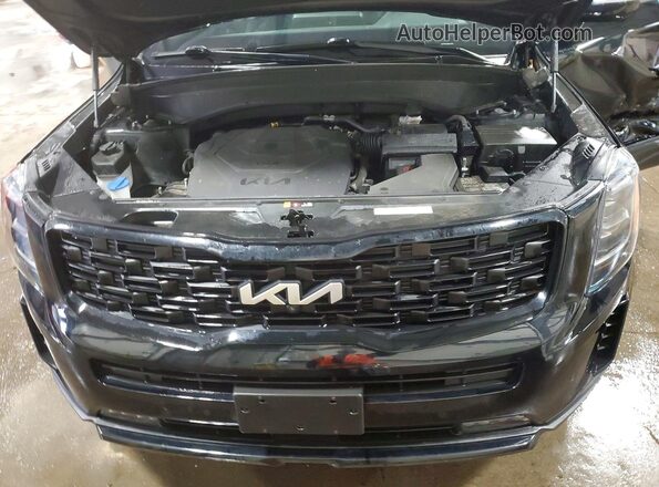 5XYP5DHC9NG221345 2022 KIA TELLURIDE Black Вид підкапотного простору