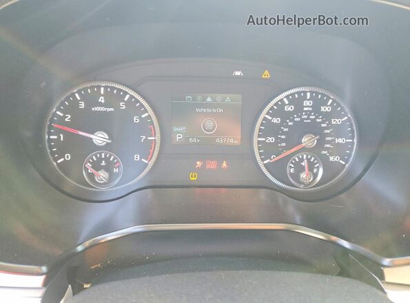 5XYP64HC3NG246786 2022 KIA TELLURIDE White Սարքավորումների վահանակի տեսք