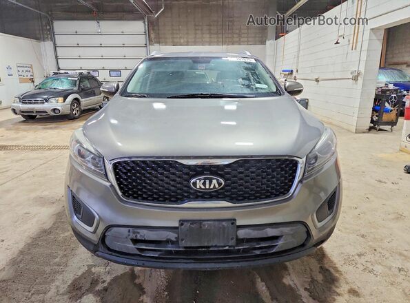 5XYPG4A31GG093206 2016 KIA SORENTO Серый Вид спереди