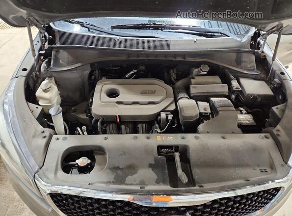 5XYPG4A31GG093206 2016 KIA SORENTO Серый Вид подкапотного пространства