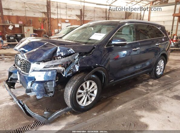5XYPGDA30KG546935 2019 KIA SORENTO Dark Blue Vista tres cuartos delantera izquierda